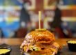 Band of Burgers Southgate crispy chicken burger with cheese and slaw